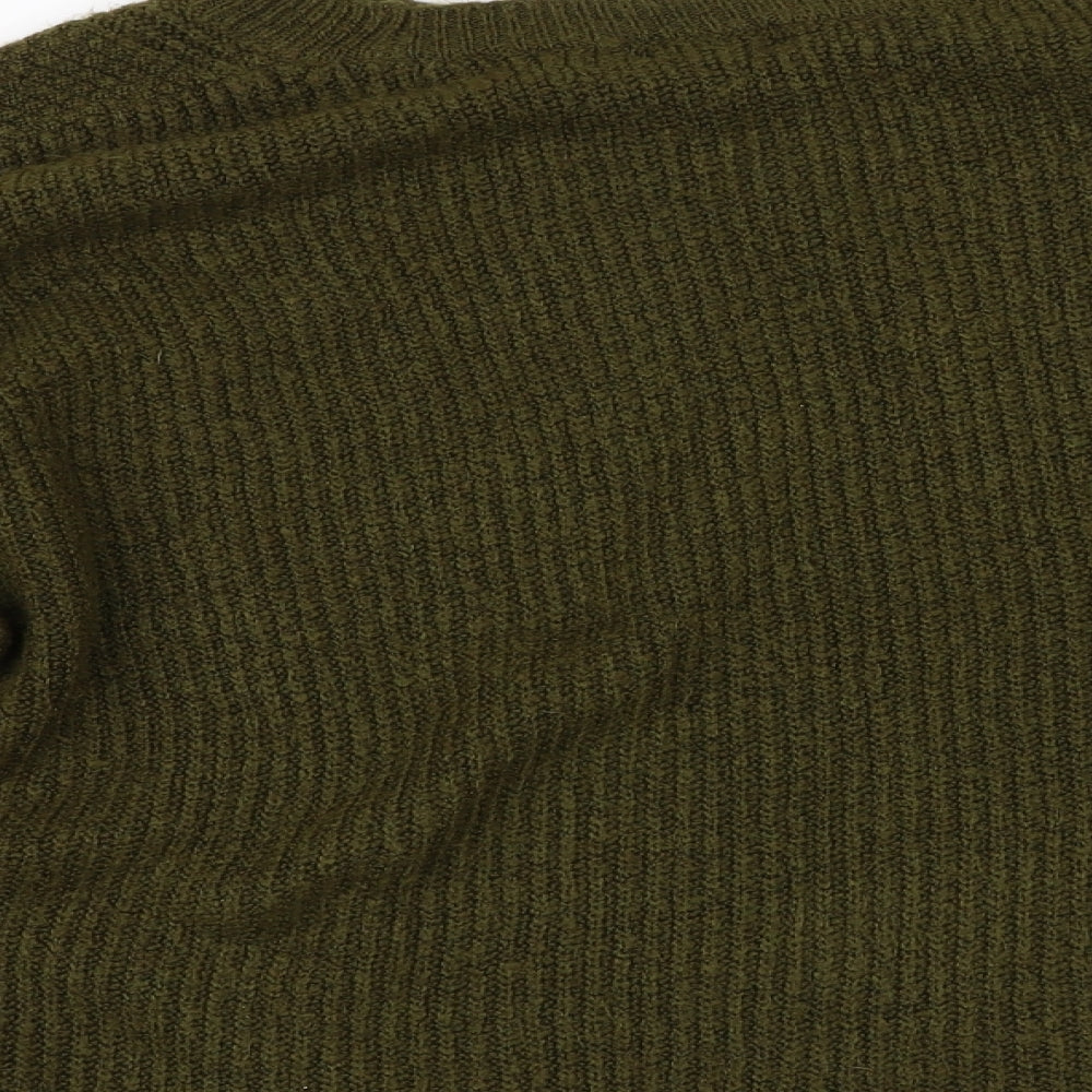 Topshop Womens Green Pullover Jumper Size 10