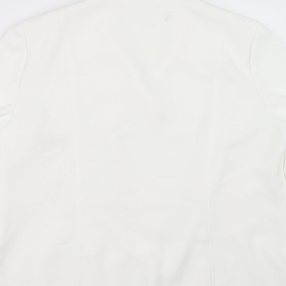 La Belle Womens Ivory Jacket Size XL