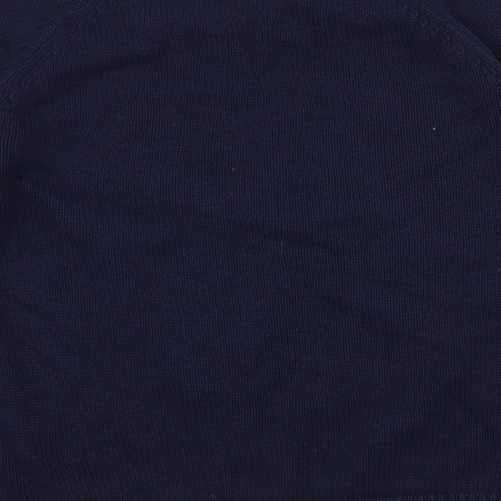 Marks & Spencer Womens Blue Knit Pullover Jumper Size 8