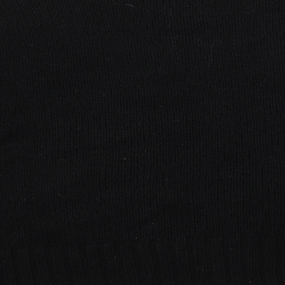 New Look Womens Black Knit Pullover Jumper Size M