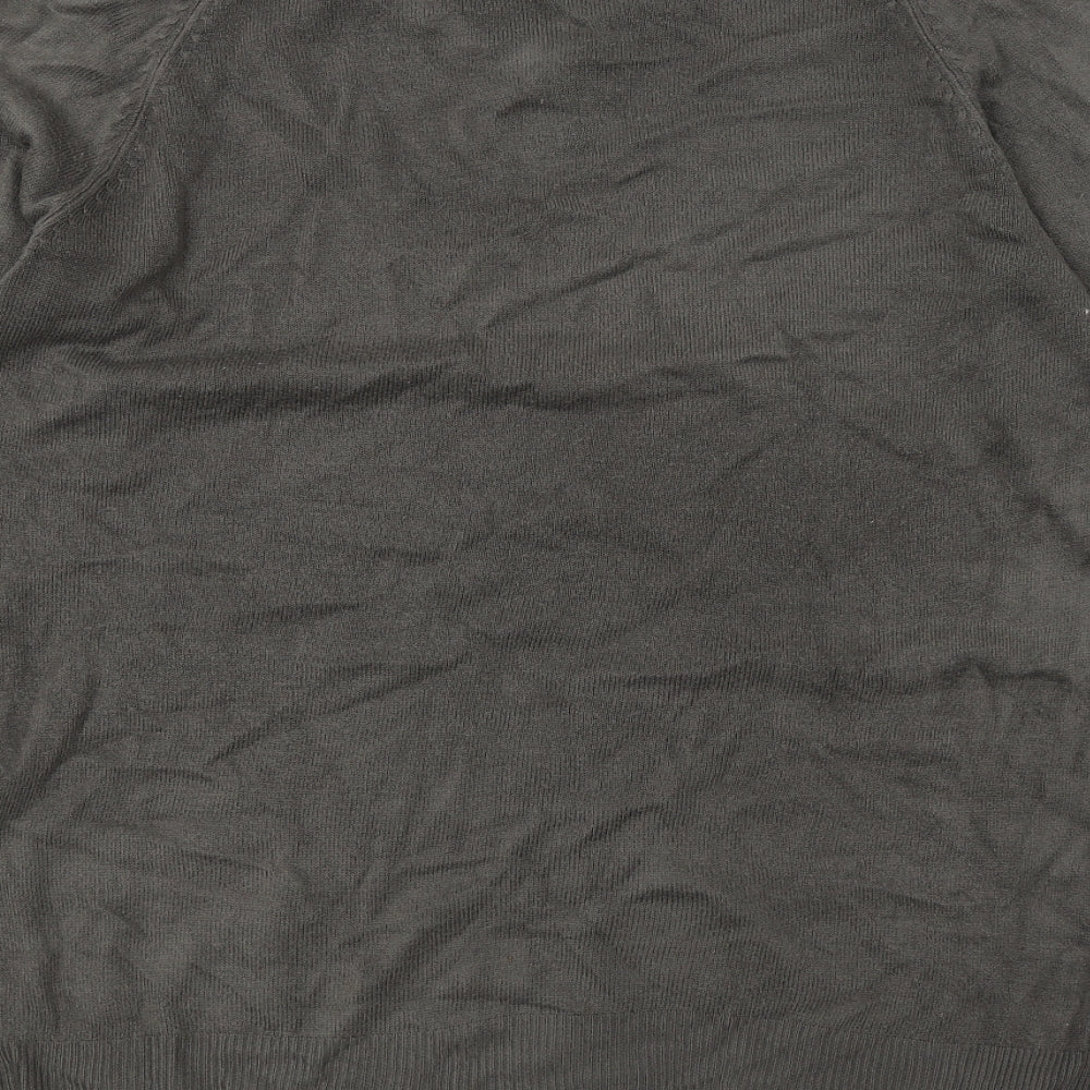 AD CS2 Mens Grey Knit Pullover Jumper Size M