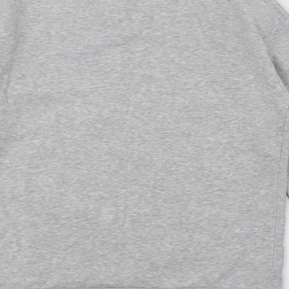George Womens Grey Jersey Pullover Sweatshirt Size L