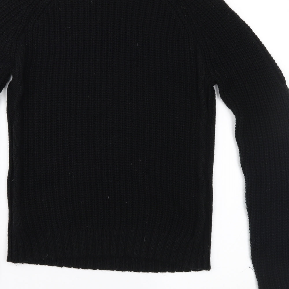 E-vie Girls Black Pullover Jumper Size 11-12 Years