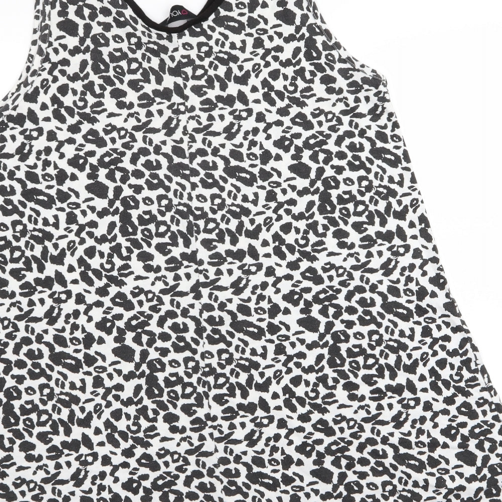 love yours Womens Multicoloured Animal Print Basic Tank Size 16