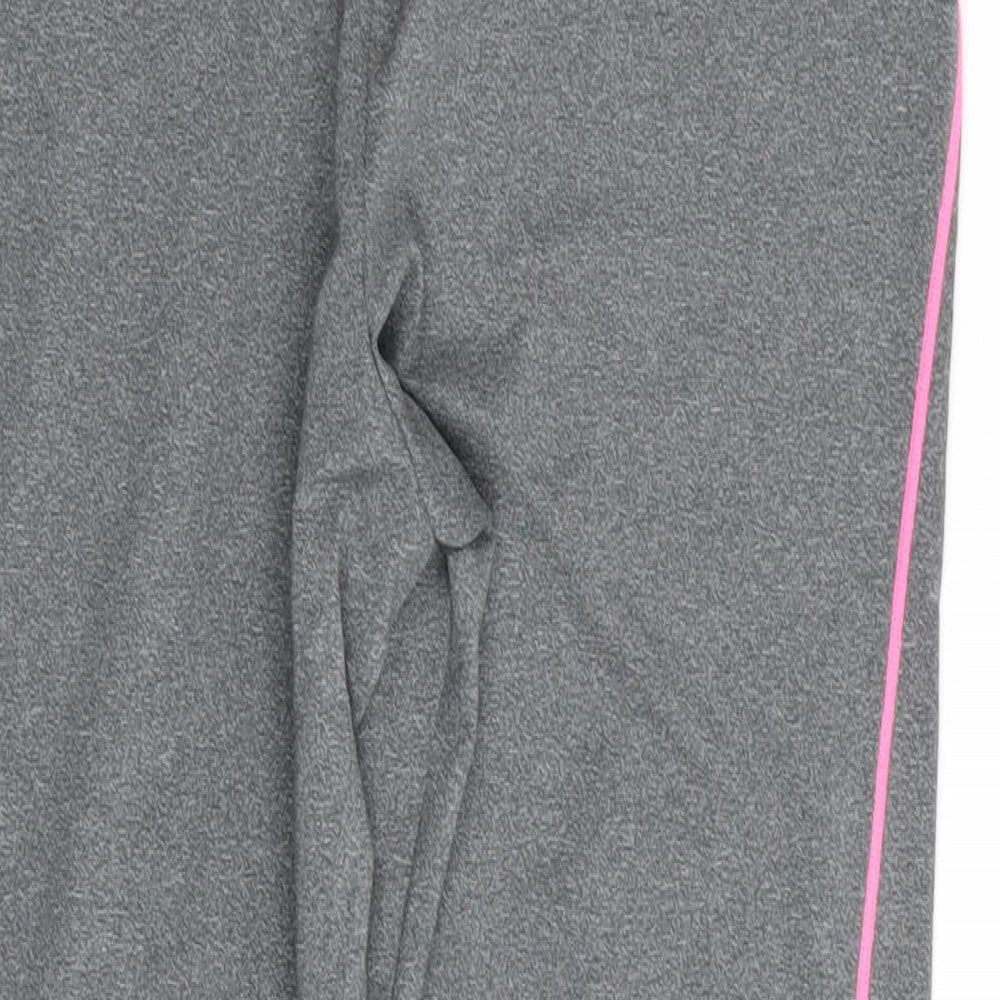 Avon Womens Grey Capri Leggings Size 12 L20 in - Stretch waistband