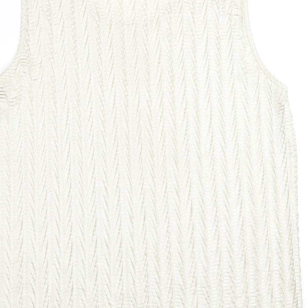 chianti Womens Green Basic Tank Size 14