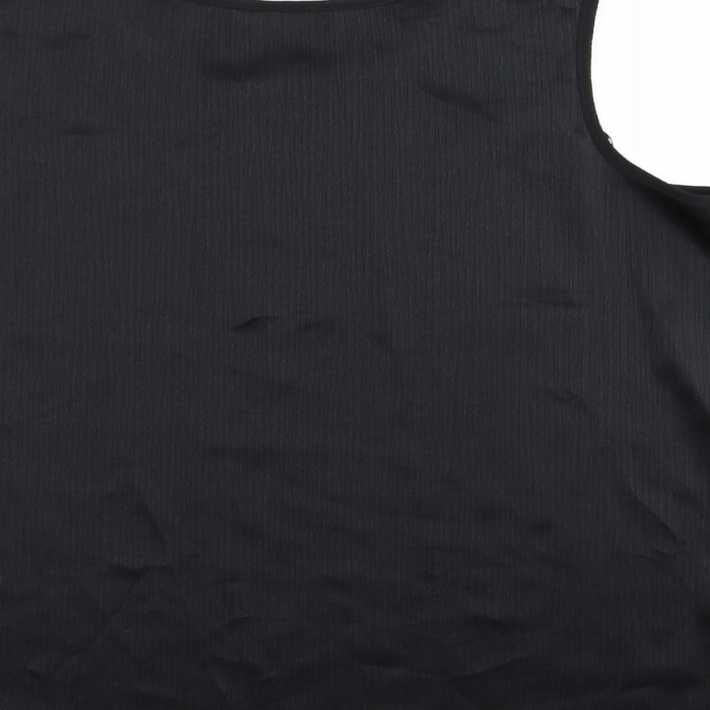 Berkertex Womens Black Basic Tank Size 16
