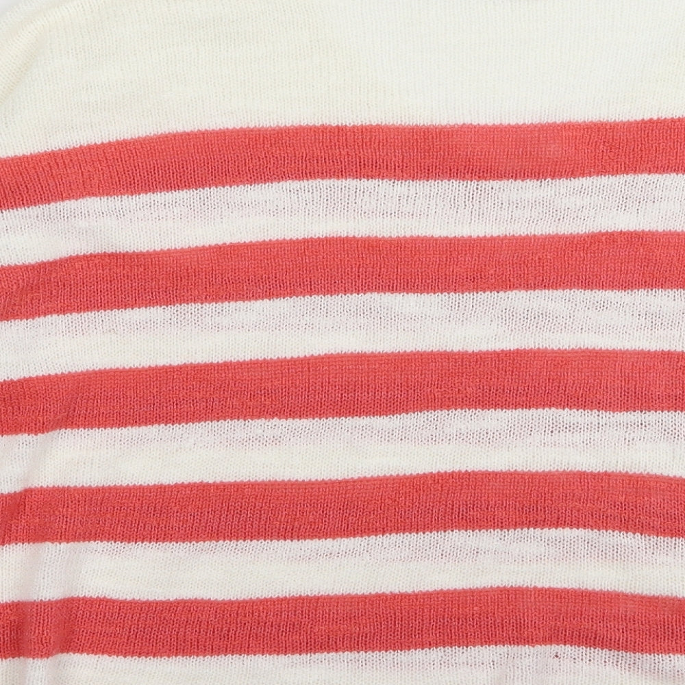 Capri Womens Multicoloured Striped Pullover Jumper Size M