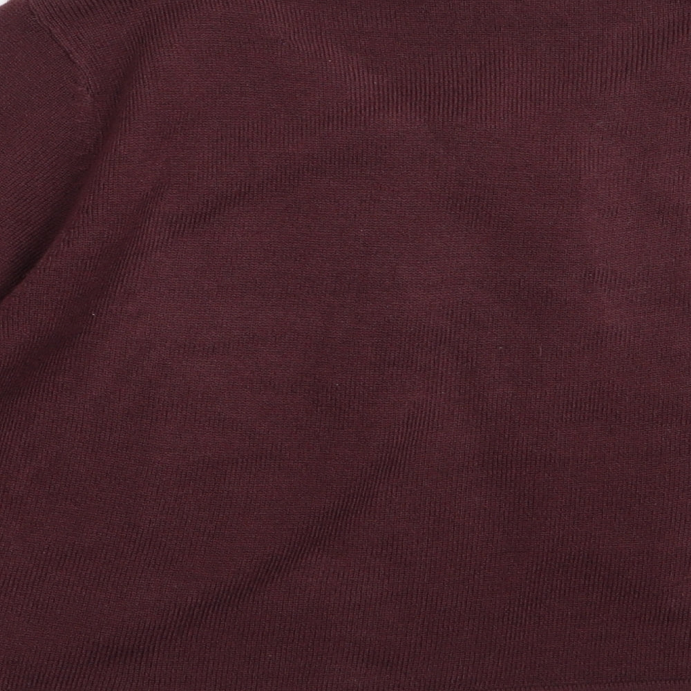 TU Womens Purple Cardigan Jumper Size 12