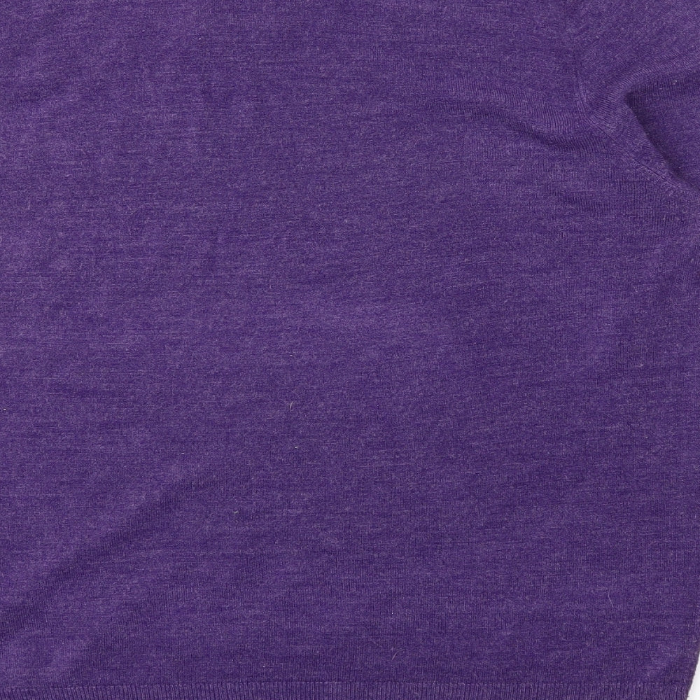 Atlantic Bay Mens Purple Pullover Sweatshirt Size L