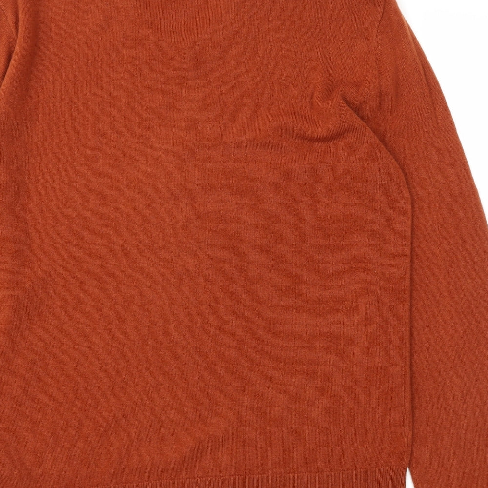 Peacocks Mens Red Pullover Sweatshirt Size L