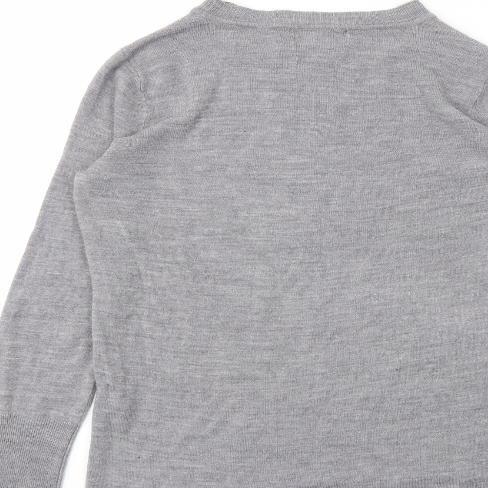 Primark Womens Grey Pullover Jumper Size S