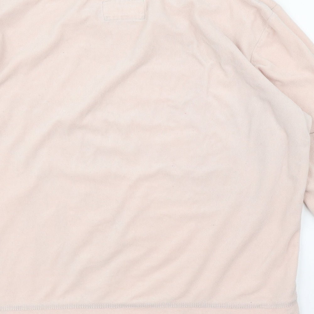 F&F Womens Pink Solid Top Pyjama Top Size S