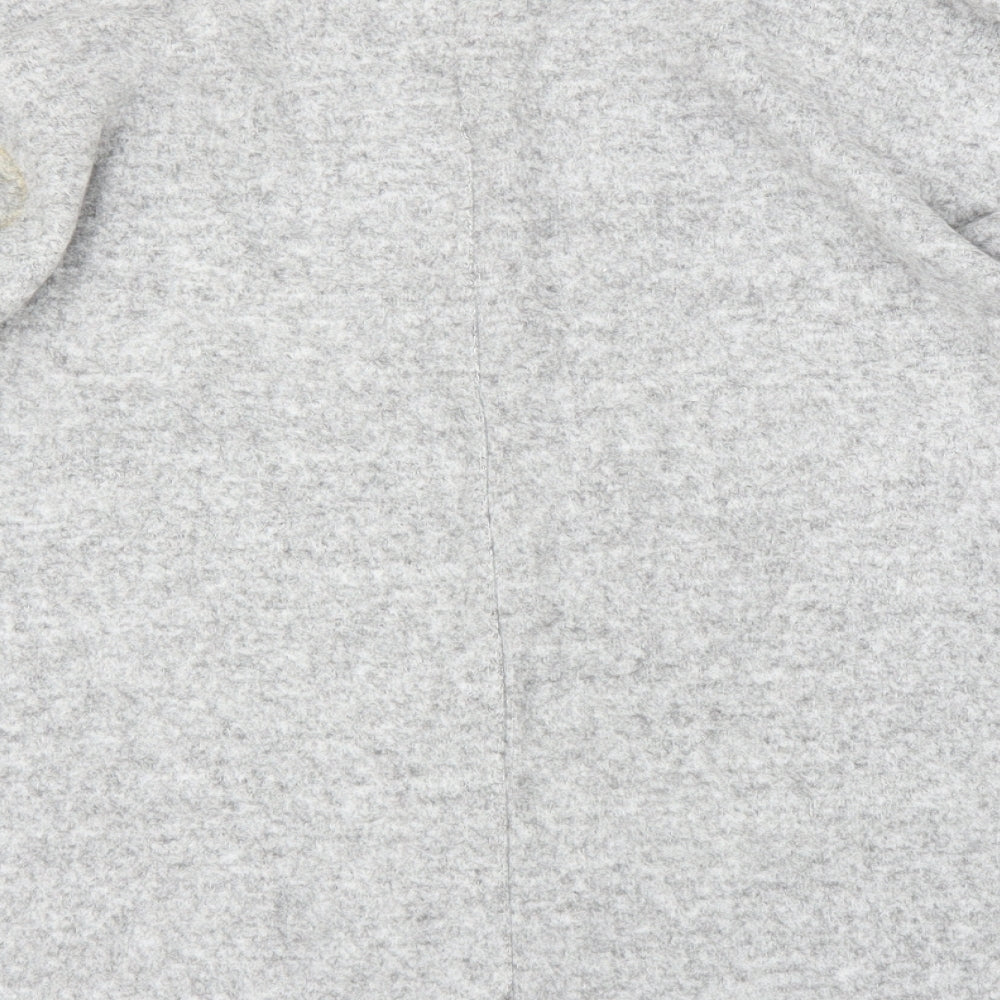 George Womens Grey Striped Pullover Jumper Size S