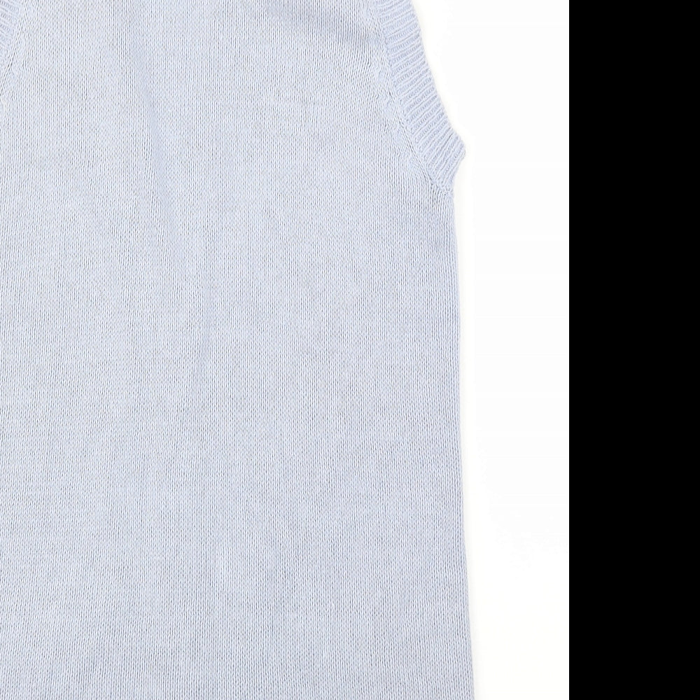 HONEY Womens Blue Cardigan Jumper Size L