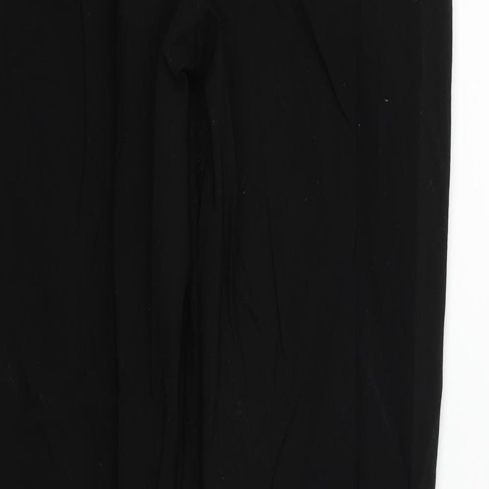 Boohoo Womens Black Trousers Size 8 L26 in