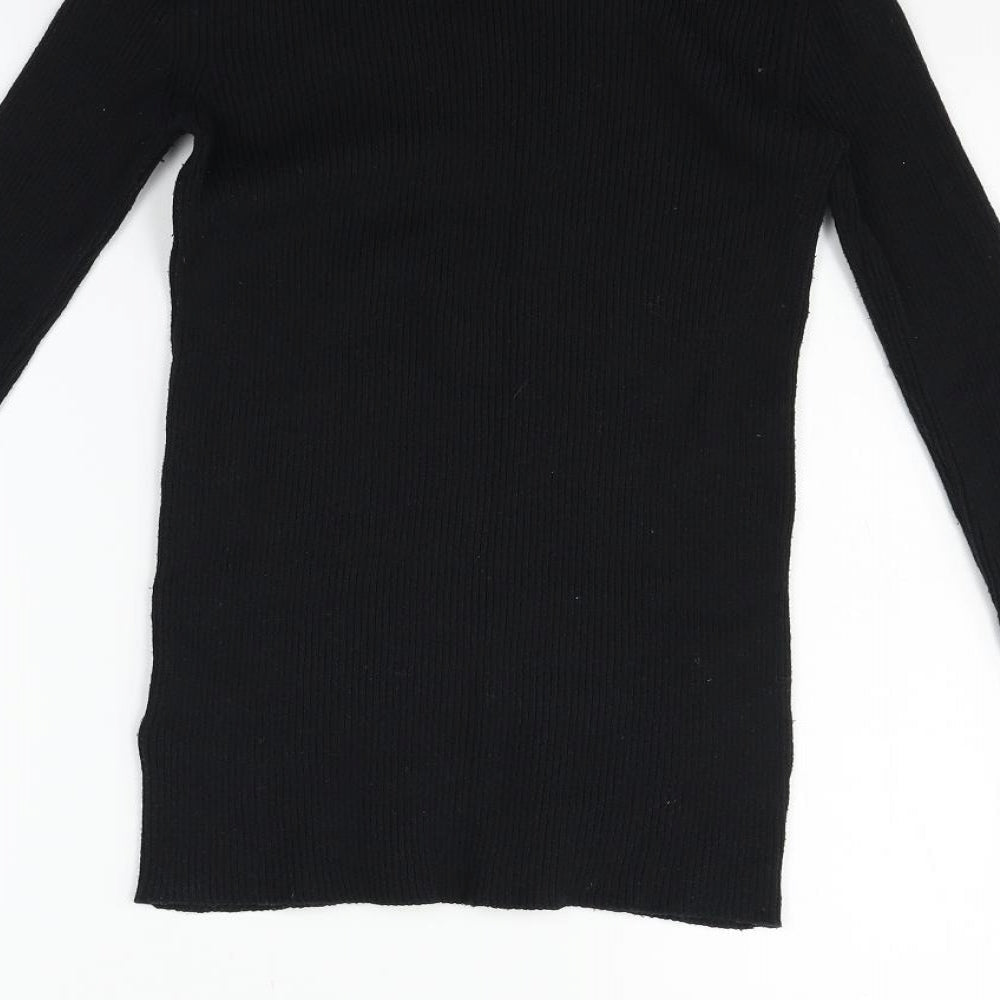 H&M Womens Black Pullover Jumper Size S