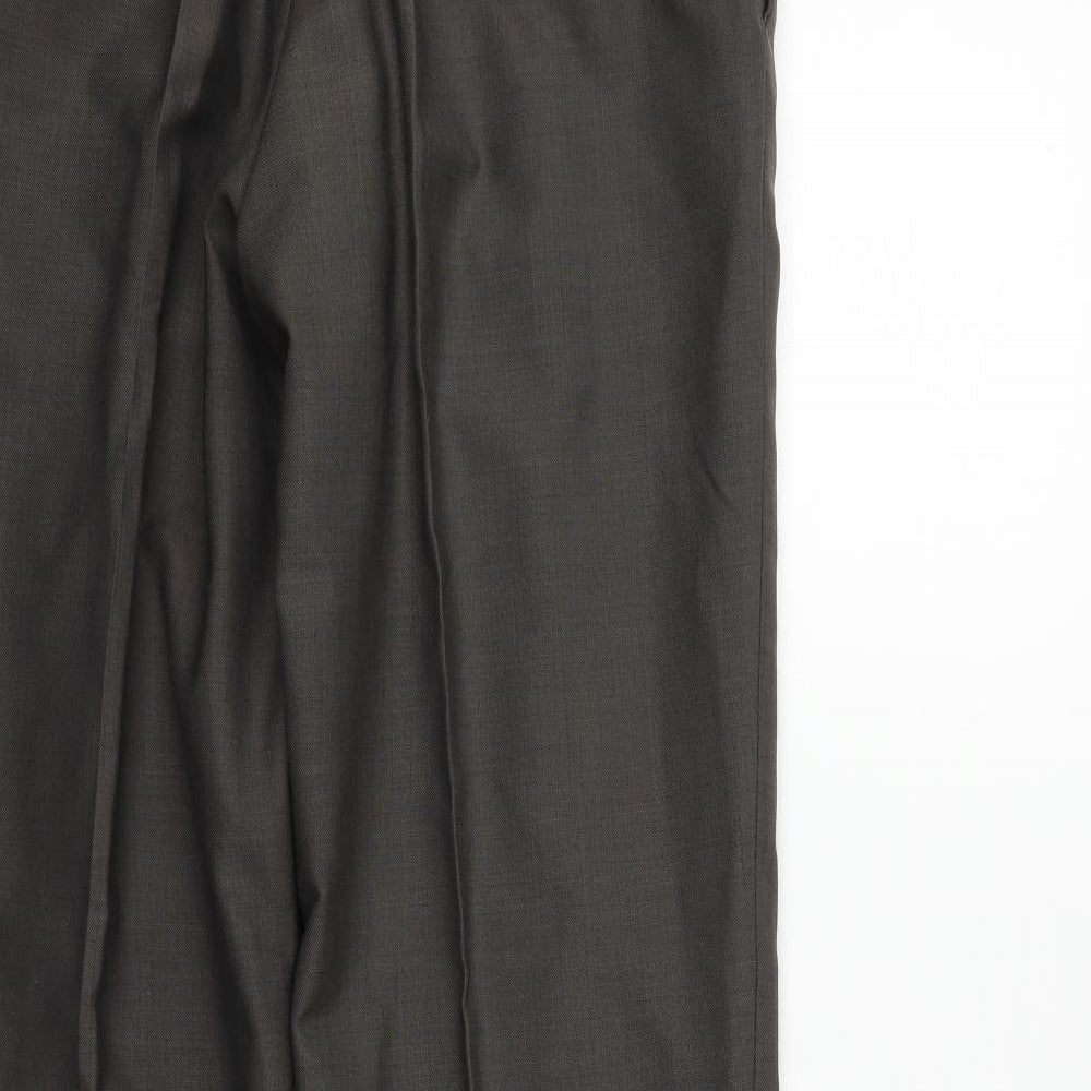 Marks and Spencer Womens Brown Trousers Size 32 L26 in