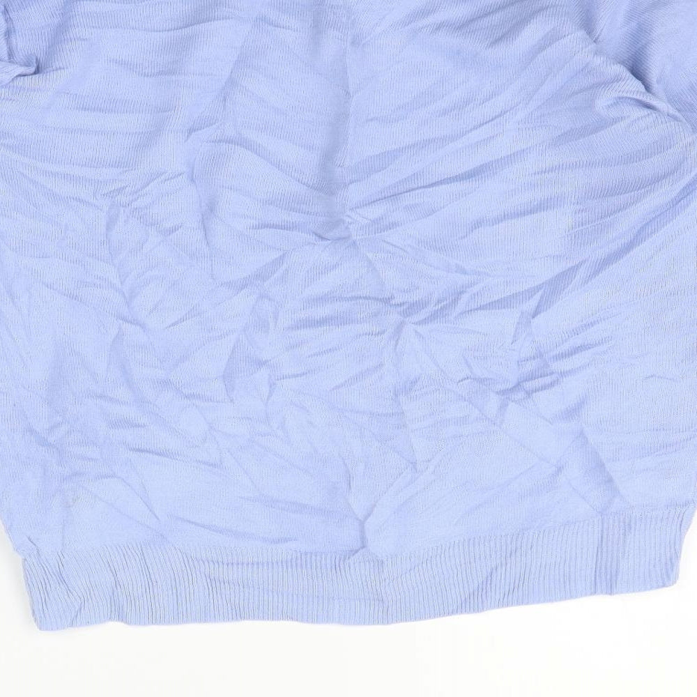 Pierre Cardin` Womens Blue Basic T-Shirt Size M - washable marks
