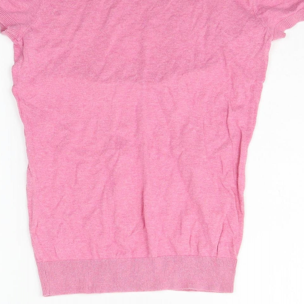 Topshop Womens Pink Pullover Jumper Size 10