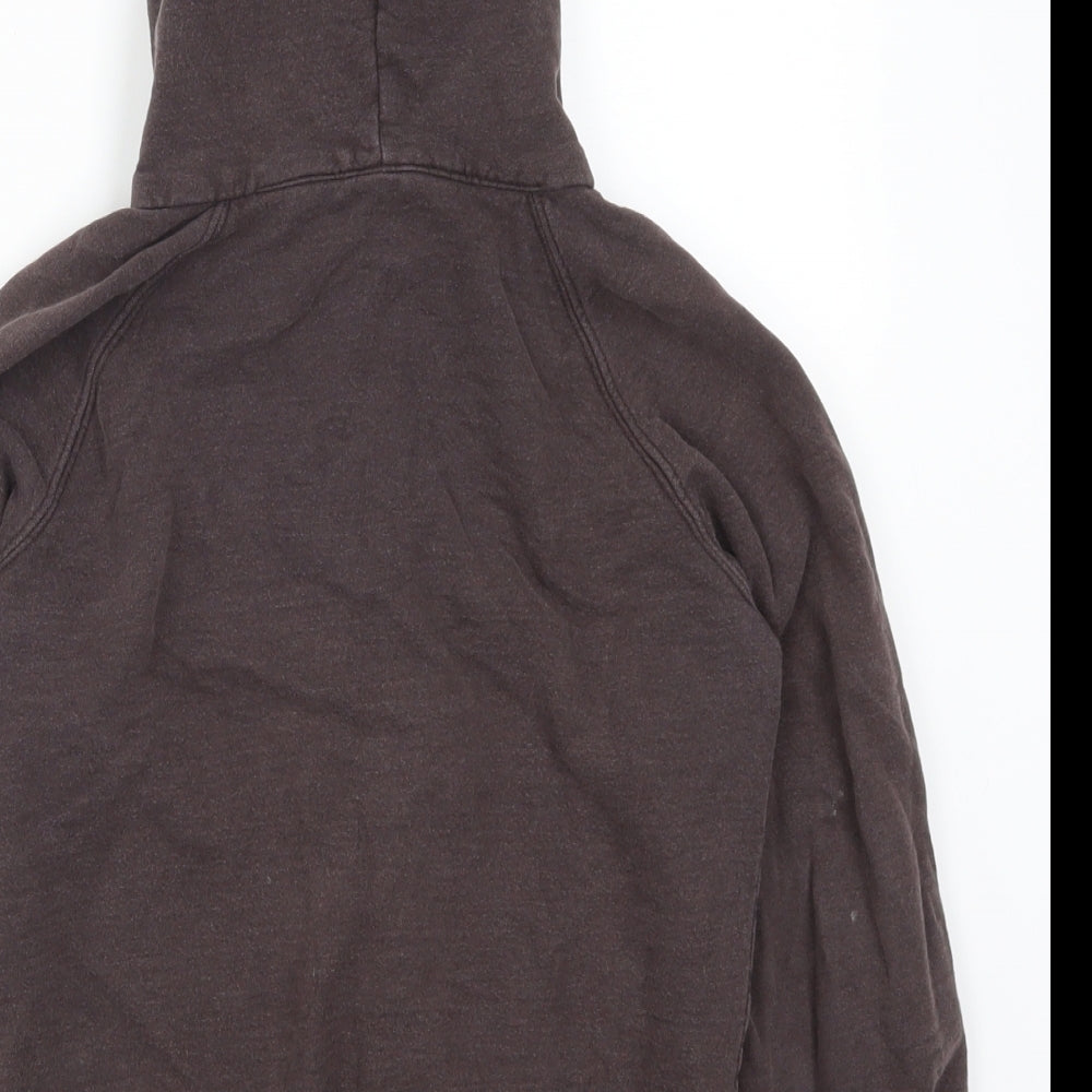 SCOUT Girls Brown Full Zip Hoodie Size S