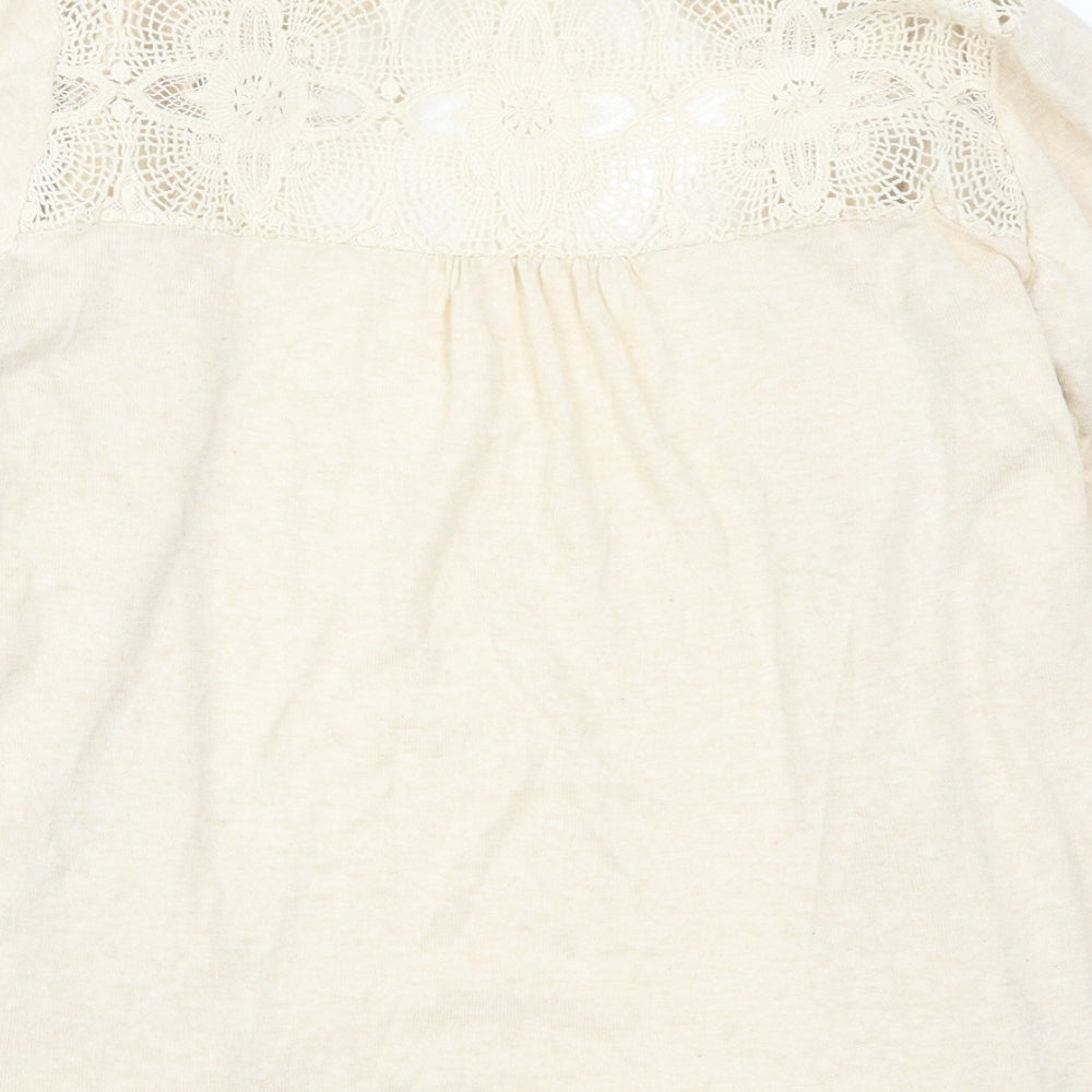 F&F Womens Beige Cardigan Jumper Size 18