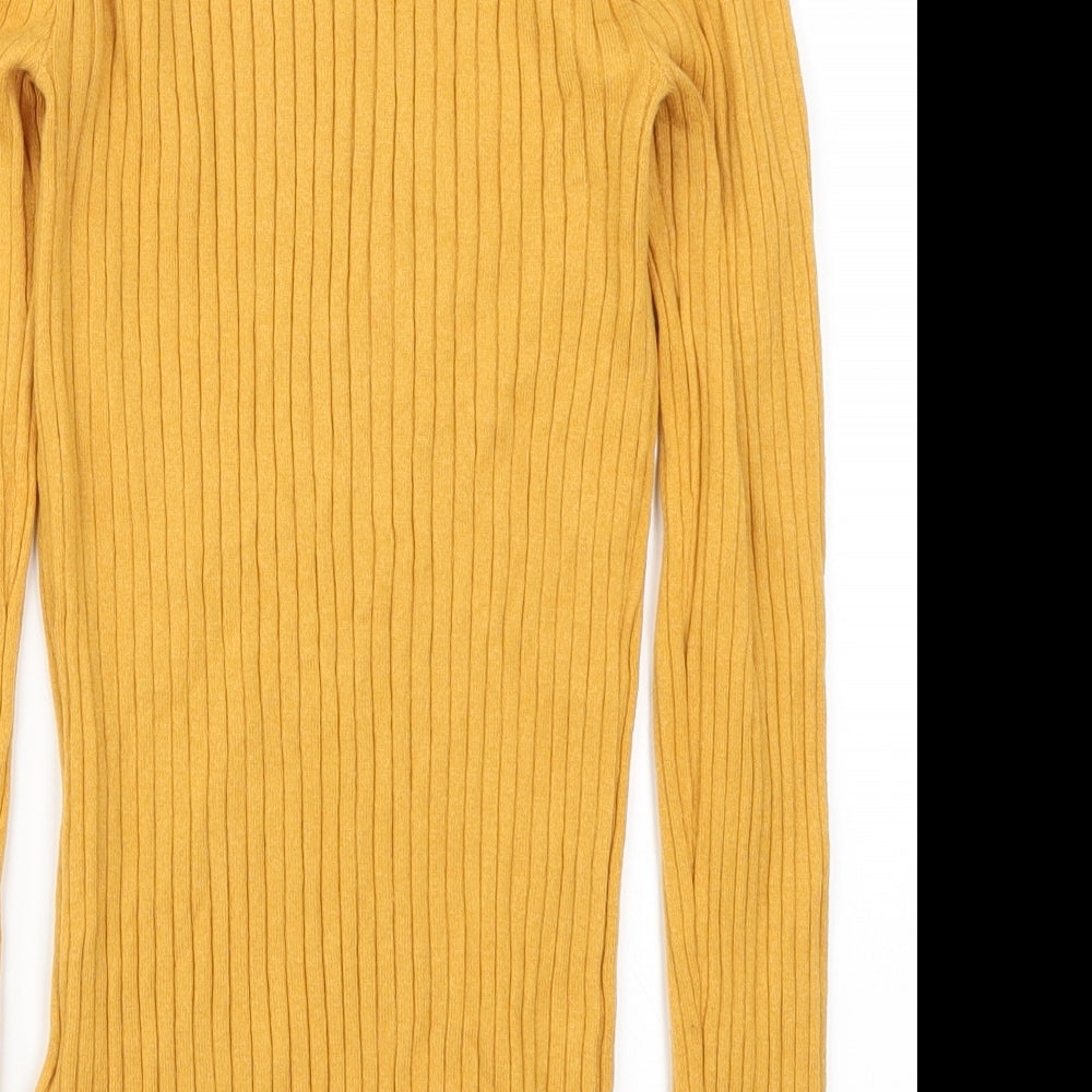 Primark Womens Orange Pullover Jumper Size 10