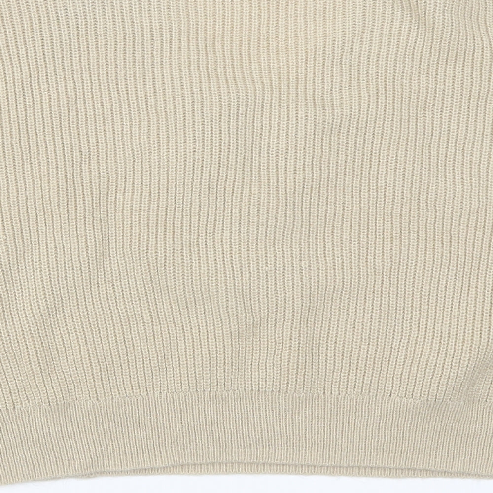 H&M Womens Beige Pullover Jumper Size L