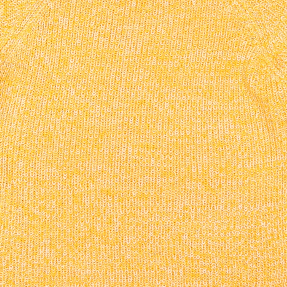 F&F Womens Orange Pullover Jumper Size 14