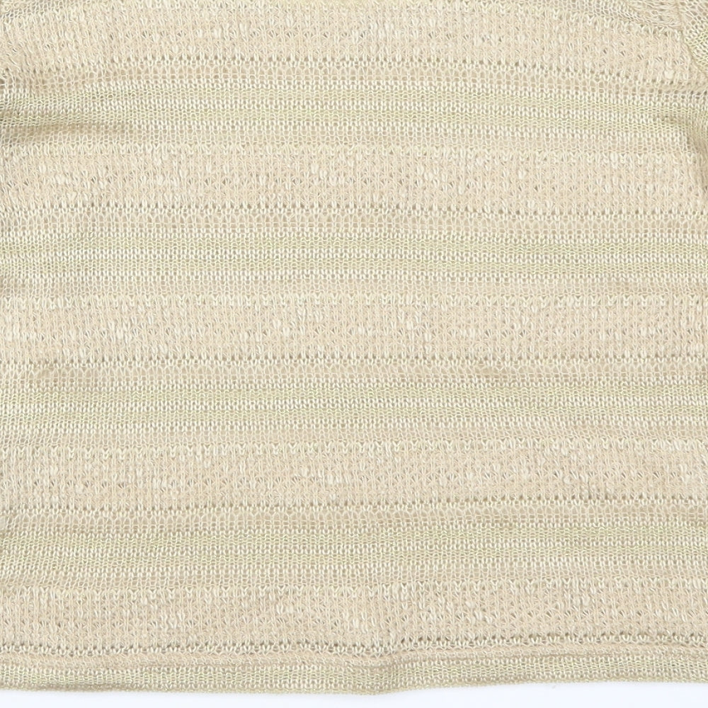 Oasis Womens Beige Pullover Jumper Size M