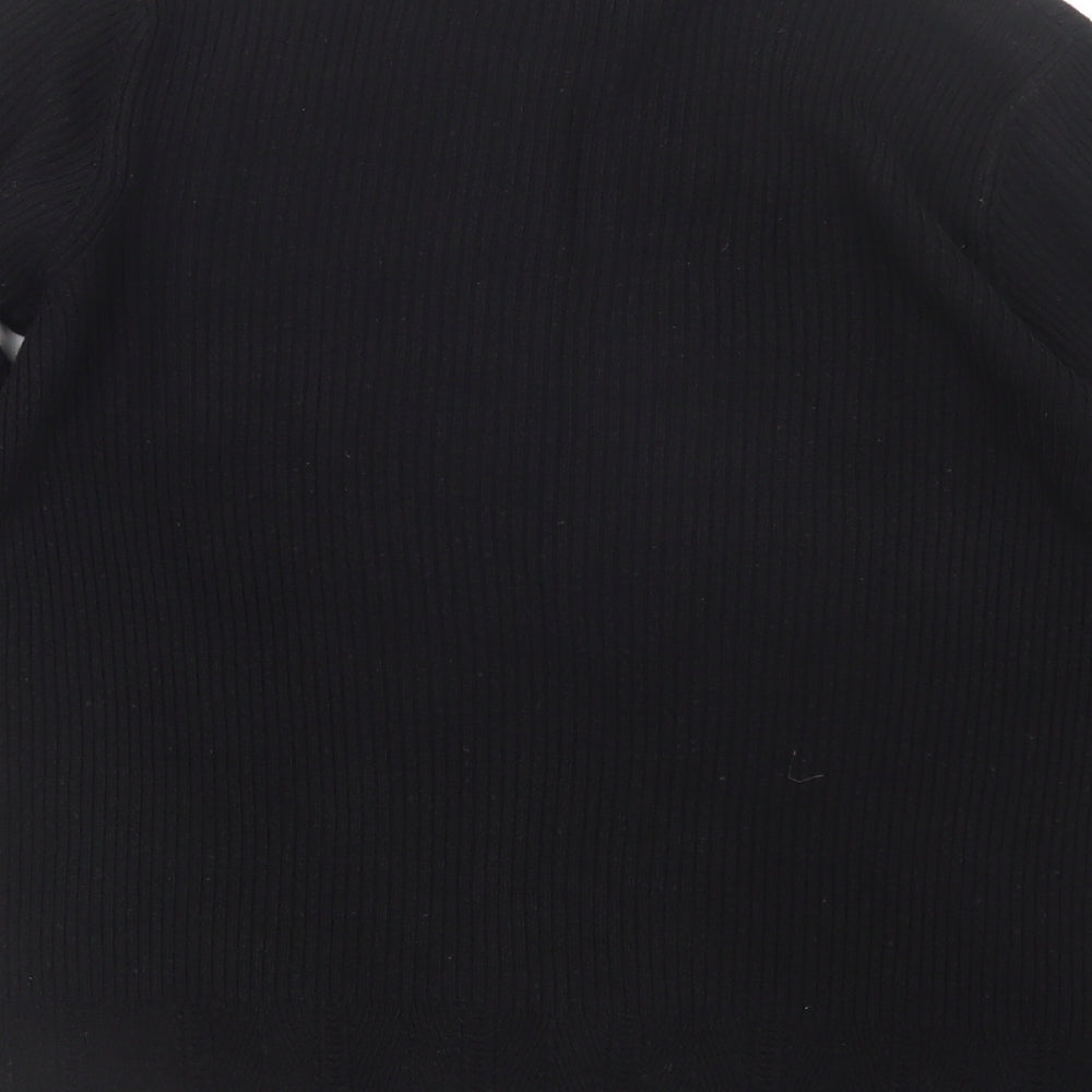 TU Womens Black Knit Pullover Jumper Size 10