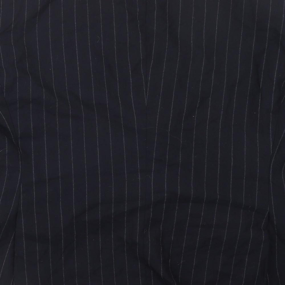 NEXT Mens Blue Striped Jacket Suit Jacket Size 40