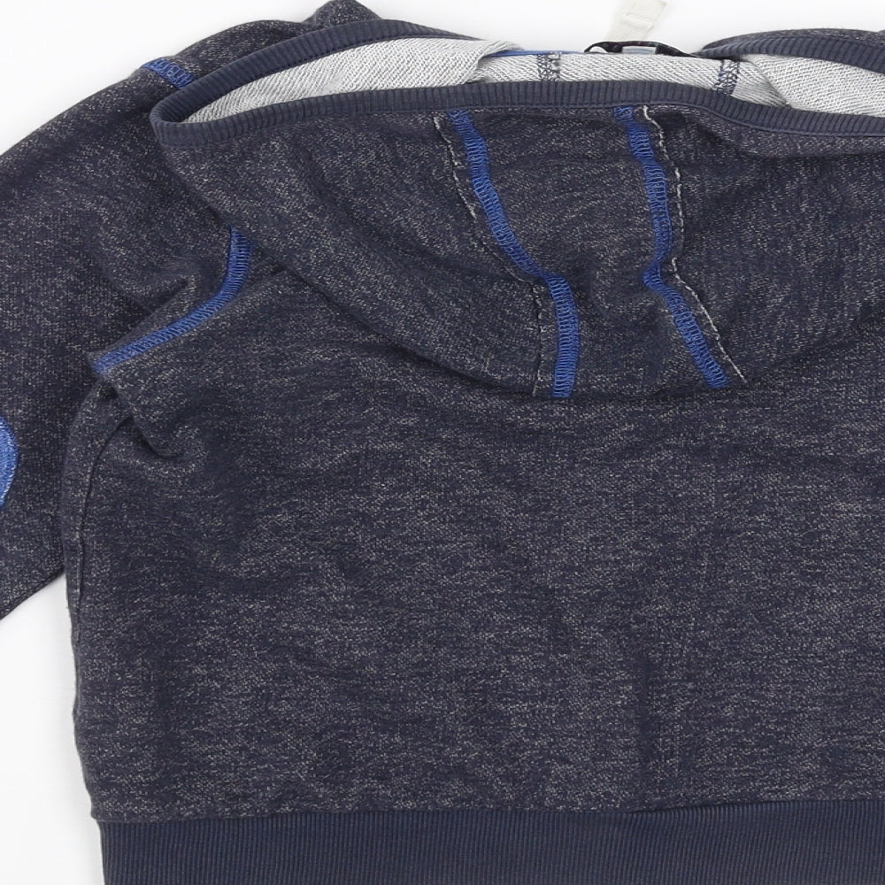 Indigo Collection Boys Blue Full Zip Hoodie Size 6-7 Years