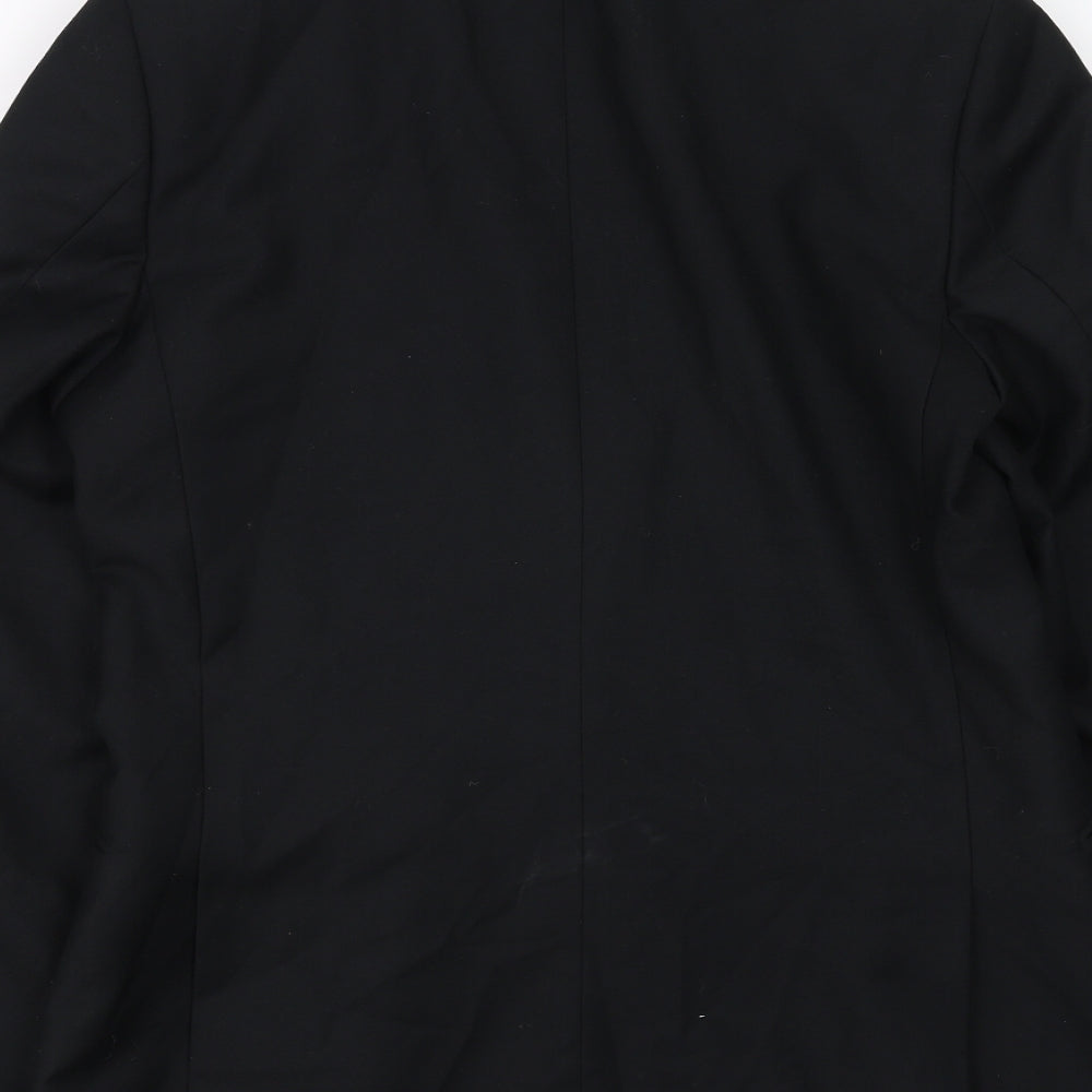 New Look Mens Black Jacket Suit Jacket Size 36