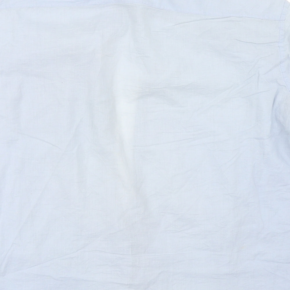 Preworn Mens Blue Button-Up Size S