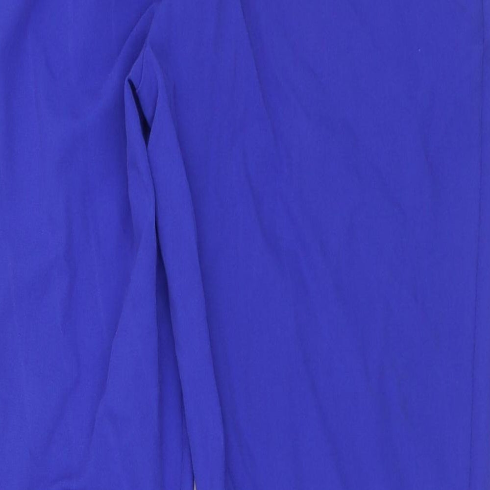 Dorothy Perkins Womens Blue Capri Trousers Size 10 L26.5 in