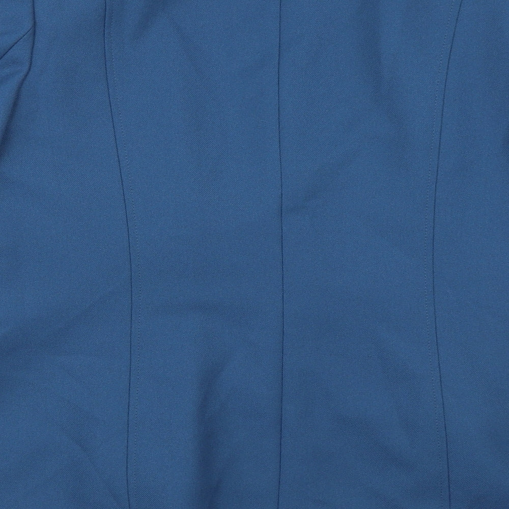 Eastex Womens Blue Overcoat Coat Size 10