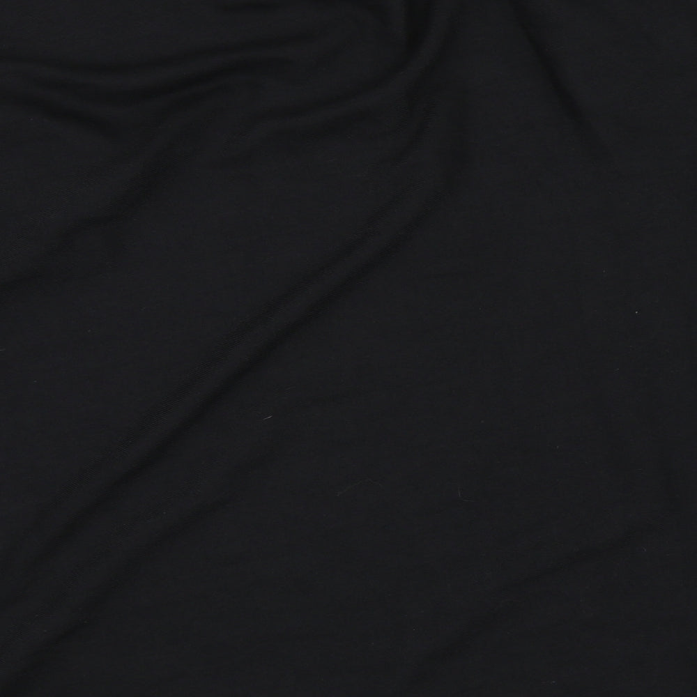 Preworn Womens Black Wrap Jumper One Size