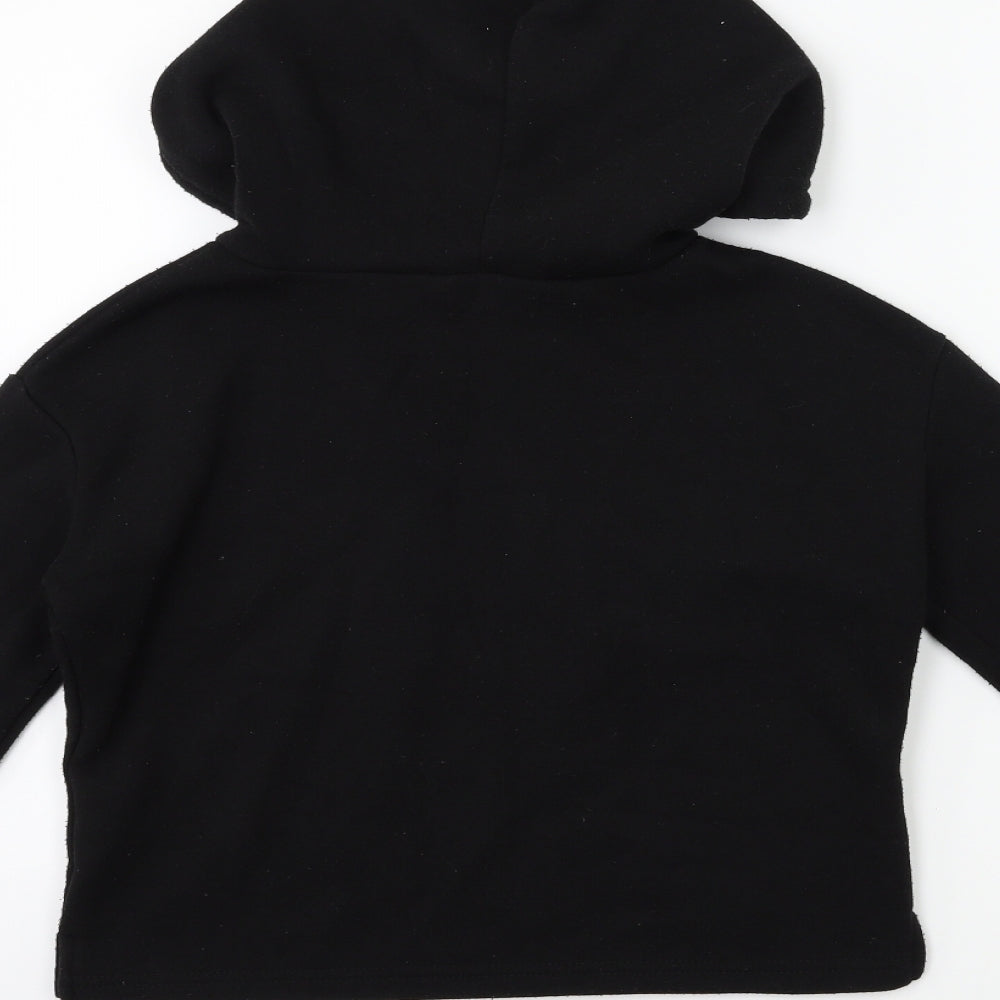 Select Womens Black Pullover Hoodie Size 6