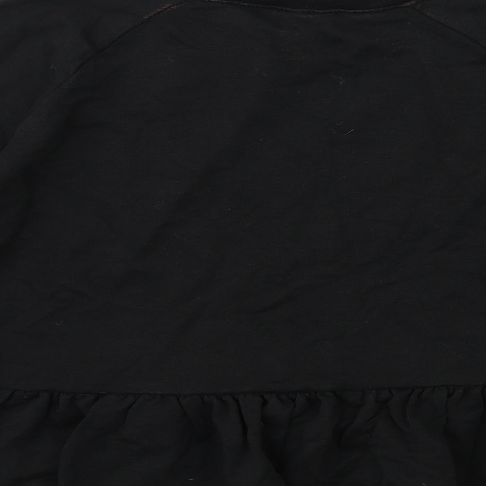 influence Womens Black Pullover Sweatshirt Size 12