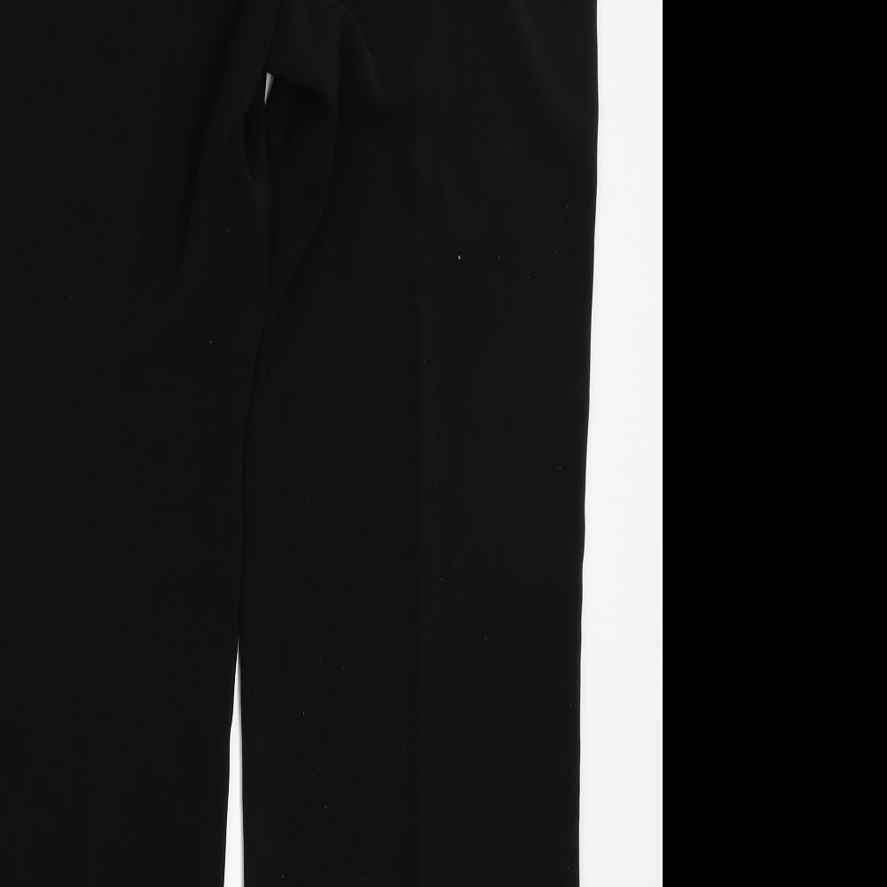JFW Womens Black Trousers Size 12 L30 in