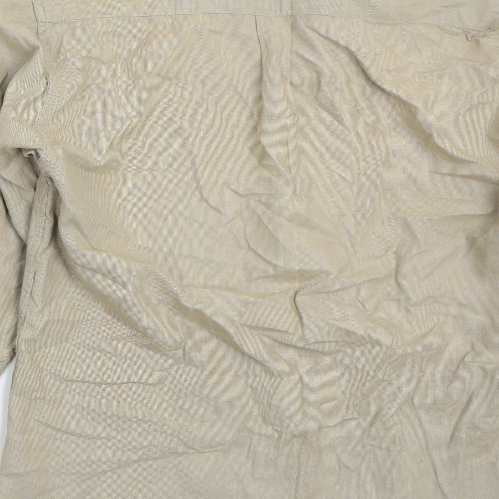Marks & Spencer Mens Beige Button-Up Size S