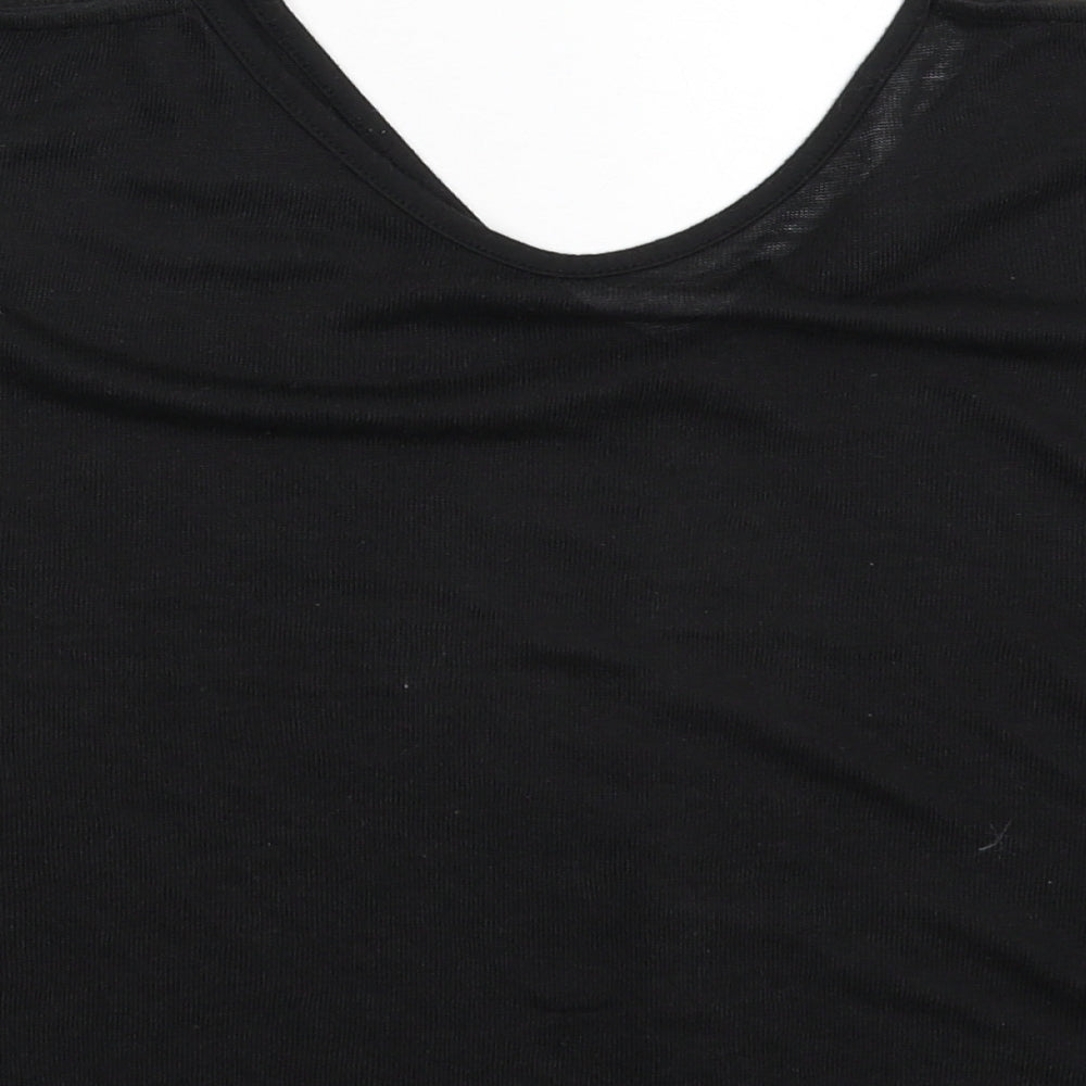 Atmosphere Womens Black Basic T-Shirt Size 8