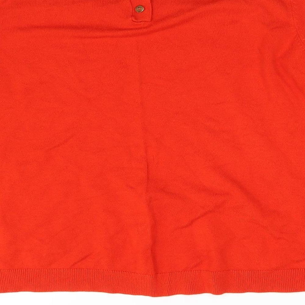 Peacocks Womens Red Pullover Jumper Size 16