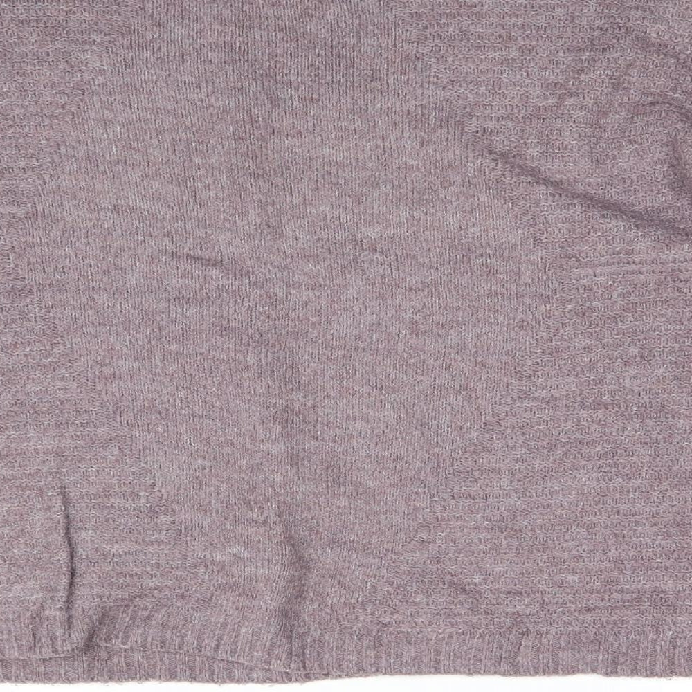 TU Womens Purple Knit Pullover Jumper Size 8