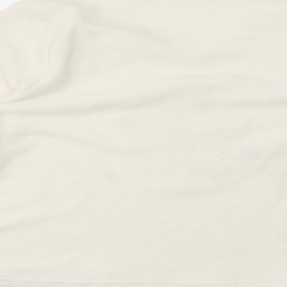 Preworn Womens Ivory Solid Capri Pyjama Set Size L