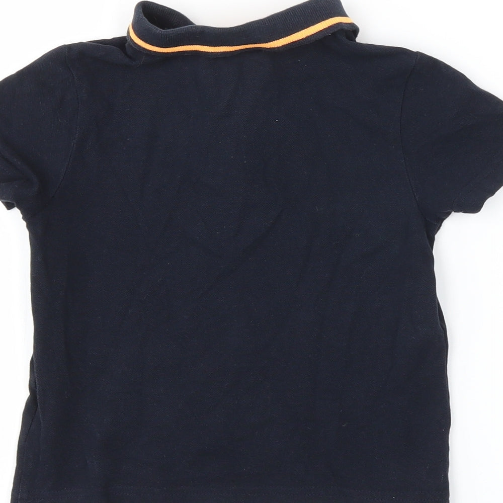 F&F Boys Black Basic Polo Size 2 Years