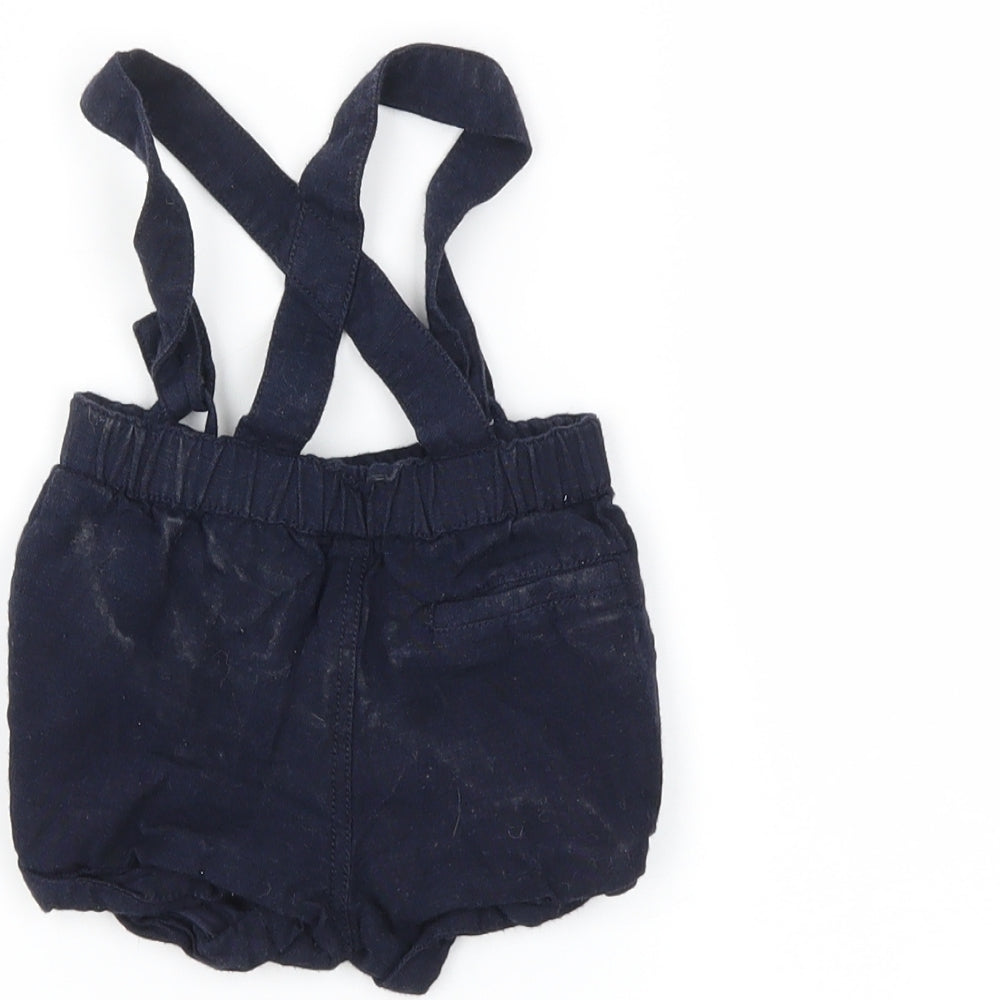 Monsoon Baby Blue Cropped Trousers Size 0-3 Months