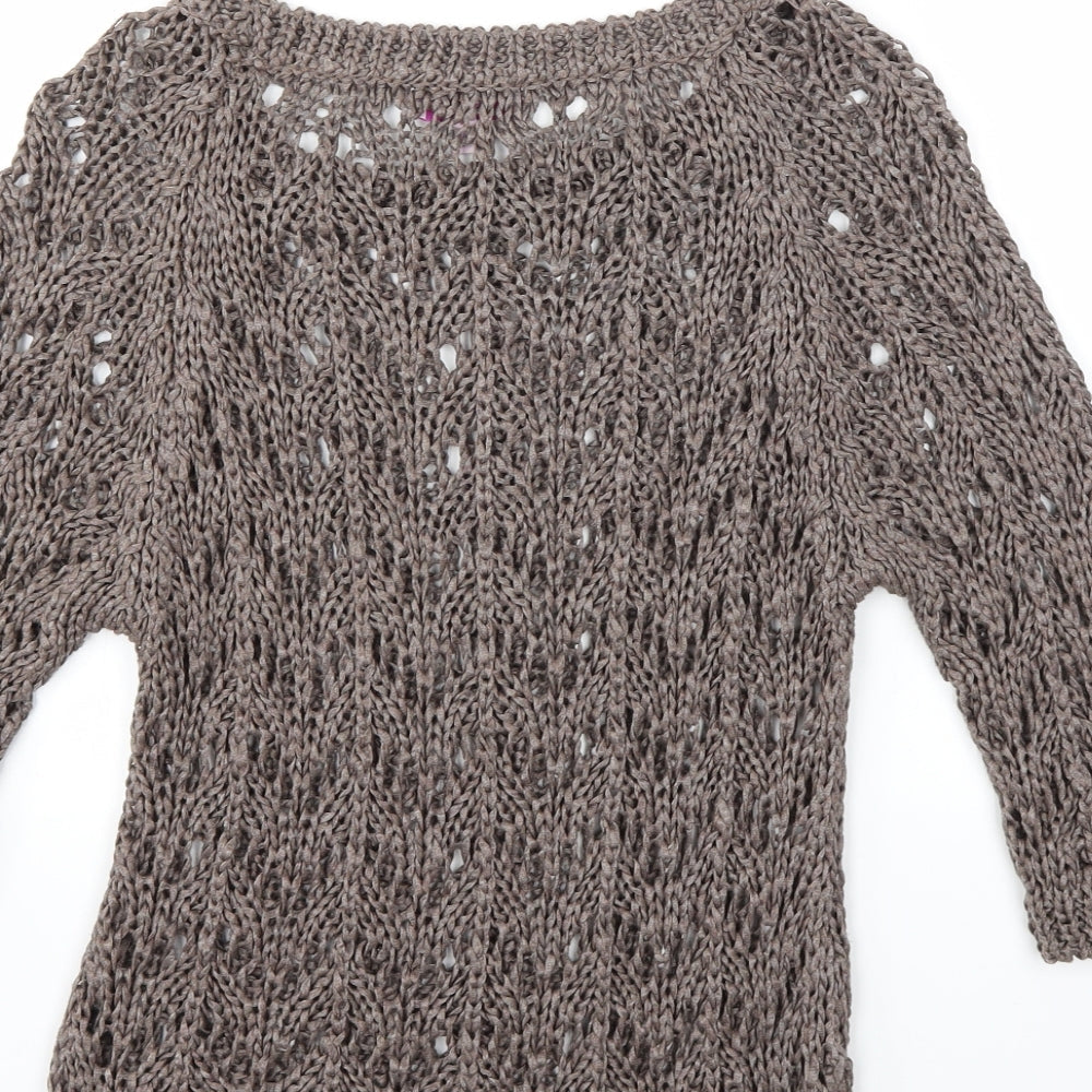 Marks & Spencer Womens Brown Pullover Jumper Size M