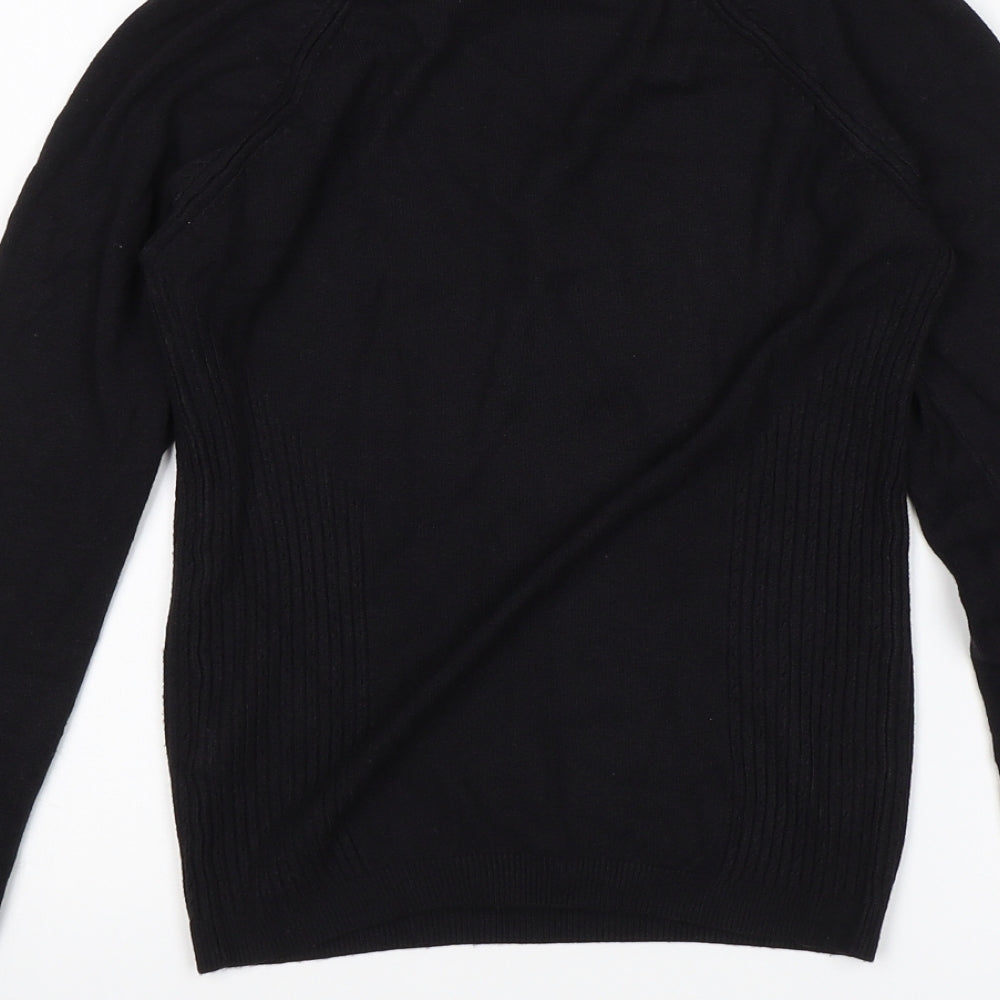 Marks & Spencer Womens Black Pullover Jumper Size 12